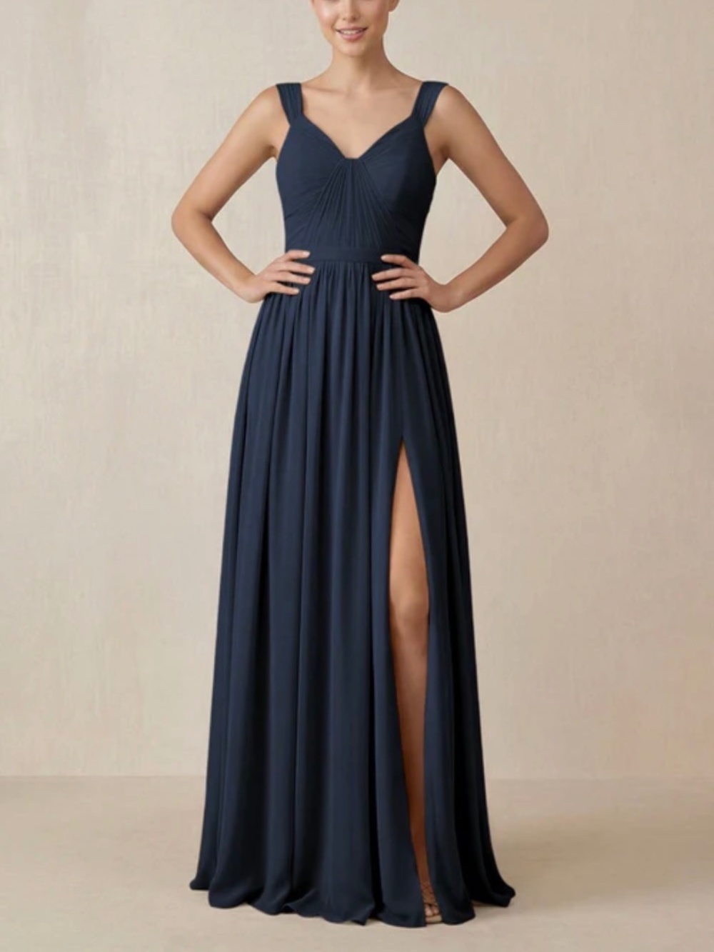 Azazie Navy Dress A4